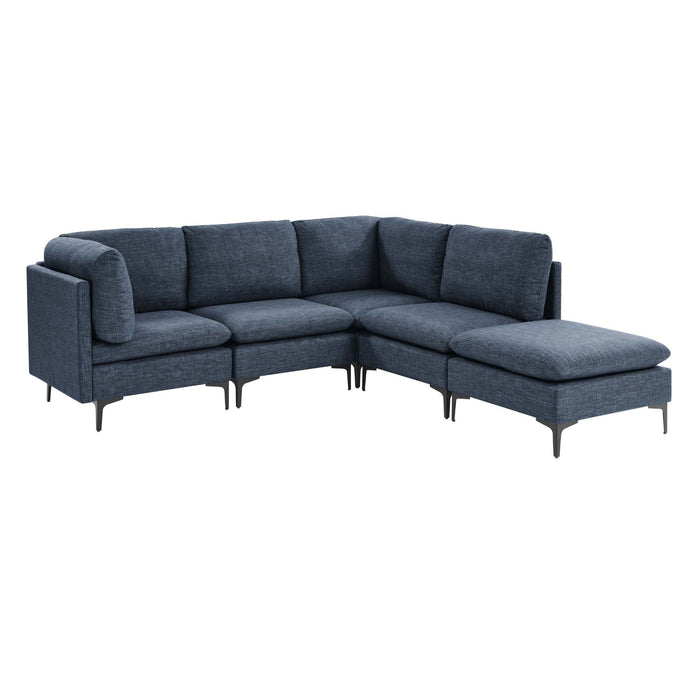 Upholstered Modular Sectional & Tall Legs