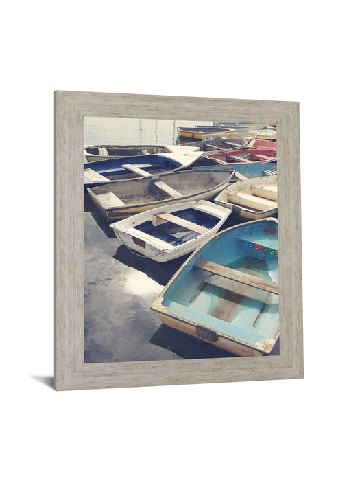 Dockside Drift - 28" x 34" Framed Wall Art
