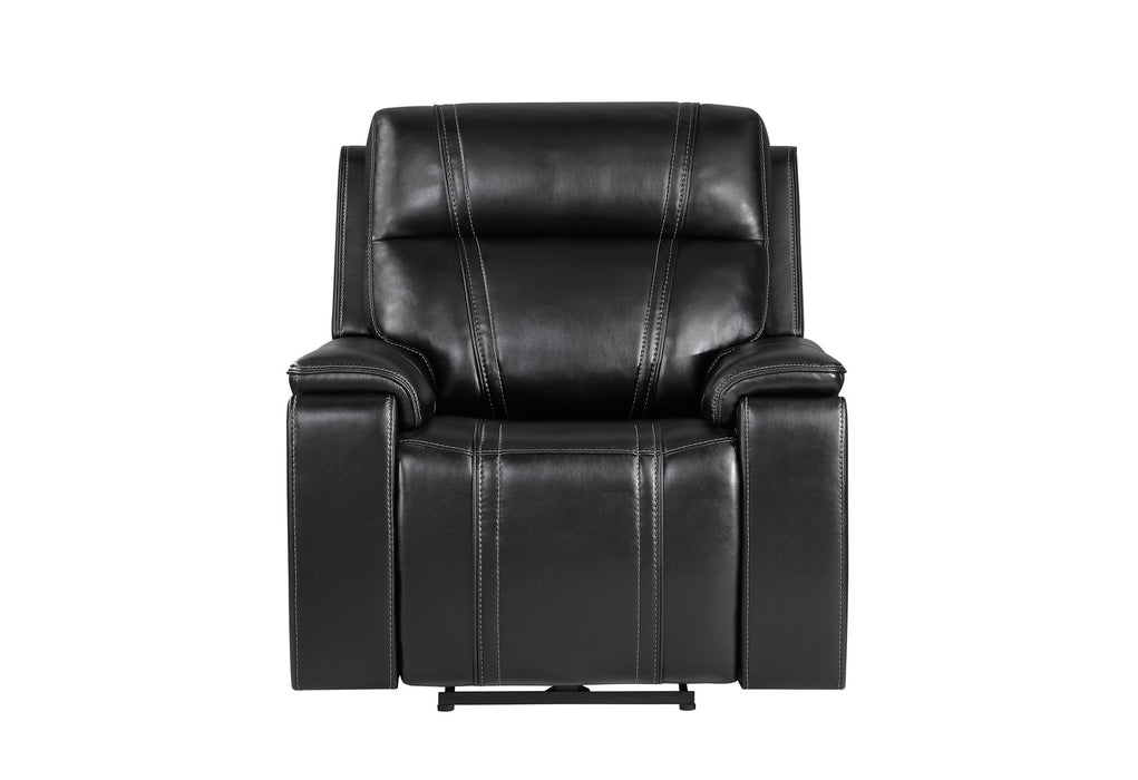 U8880 - Power Reclining Sofa / Power Console Reclining Loveseat / Power Recliner - Black
