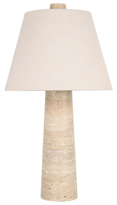 Strata Poise - 24 X 13 - Travertine Accent Lamp (Set of 2) - Natural Travertine Stone