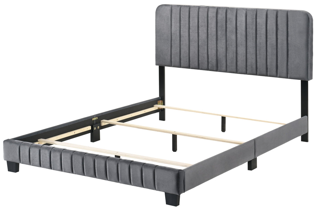 Channel Tufted Bed