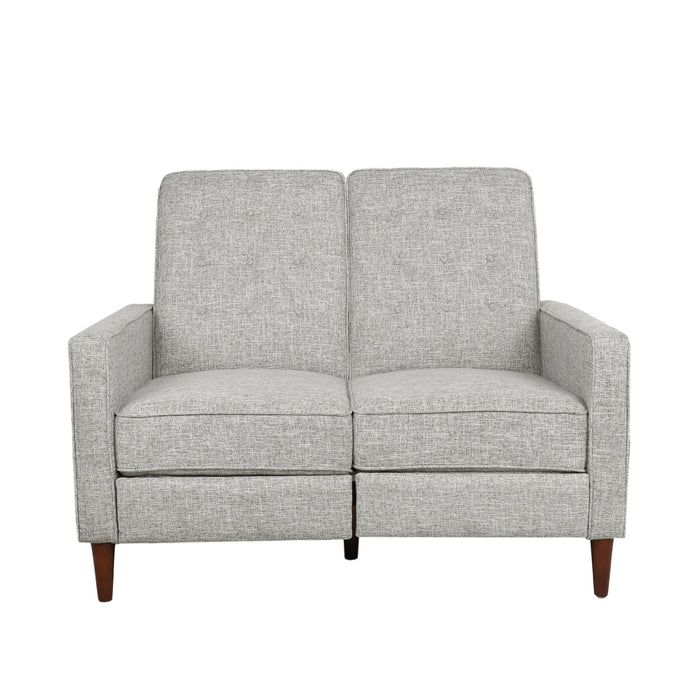 Manville - Contemporary Tufted Loveseat Pushback Recliner