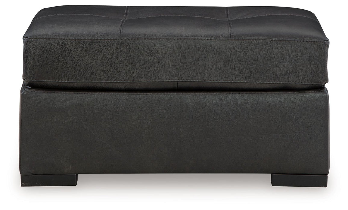Brindley Pier - Oversized Accent Ottoman - Fog