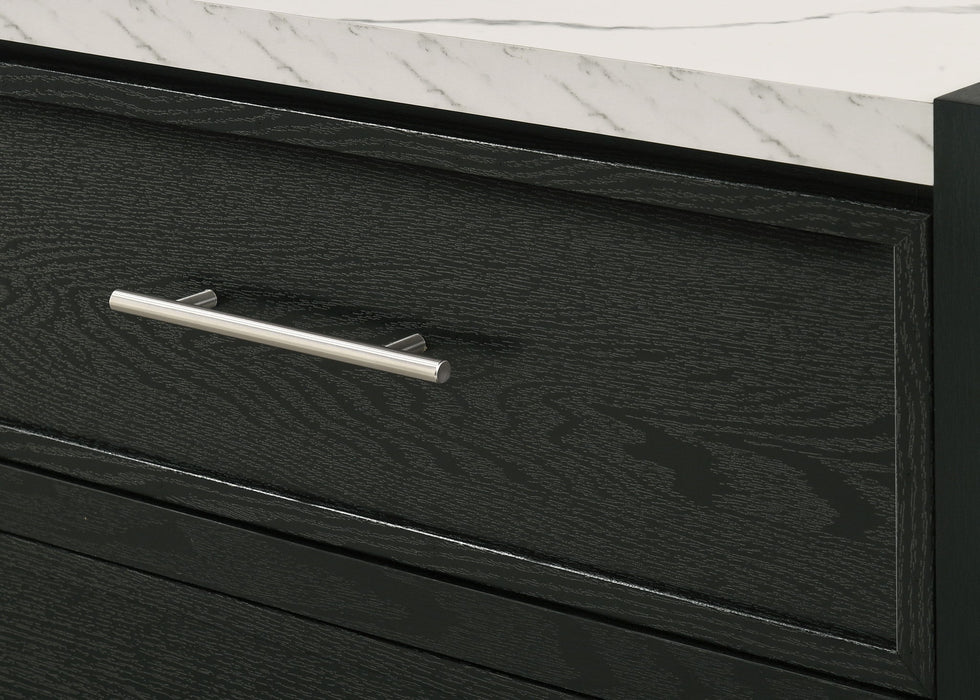 Lamar - Dresser & Mirror- Black