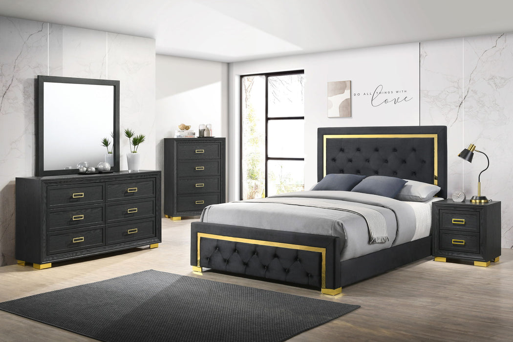 Pepe - Dresser & Mirror - Black