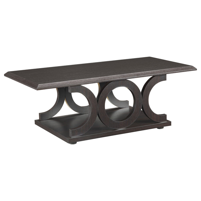 Monticello - 2 Piece Coffee And End Table Set - Cappuccino
