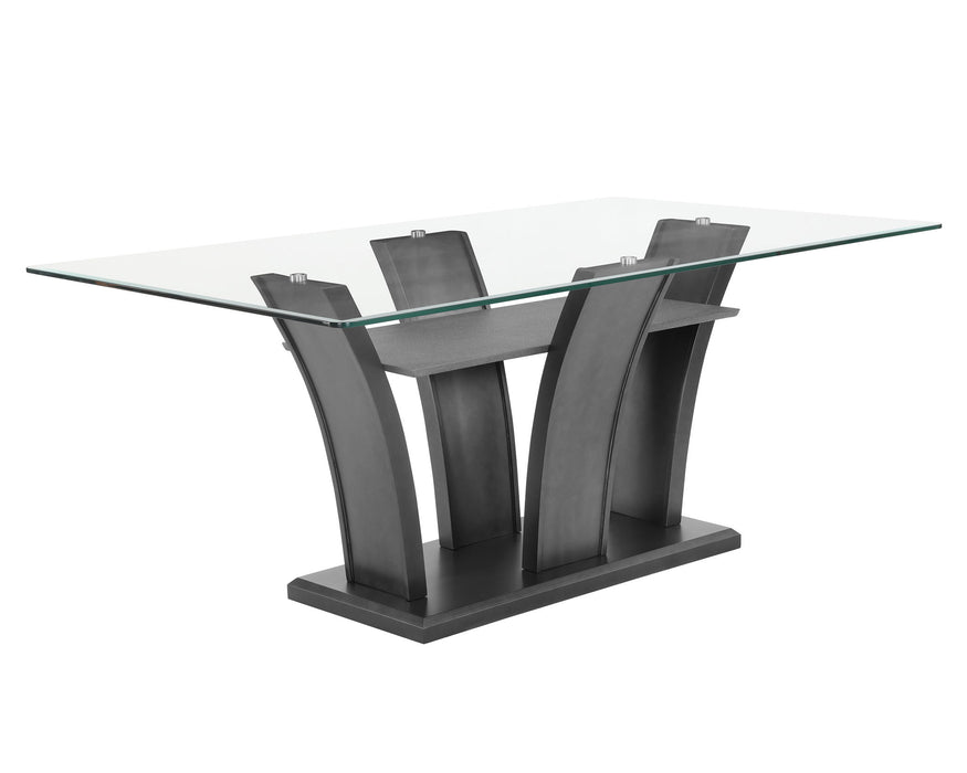 Camelia - 6 Piece Dining Room Set - Gray