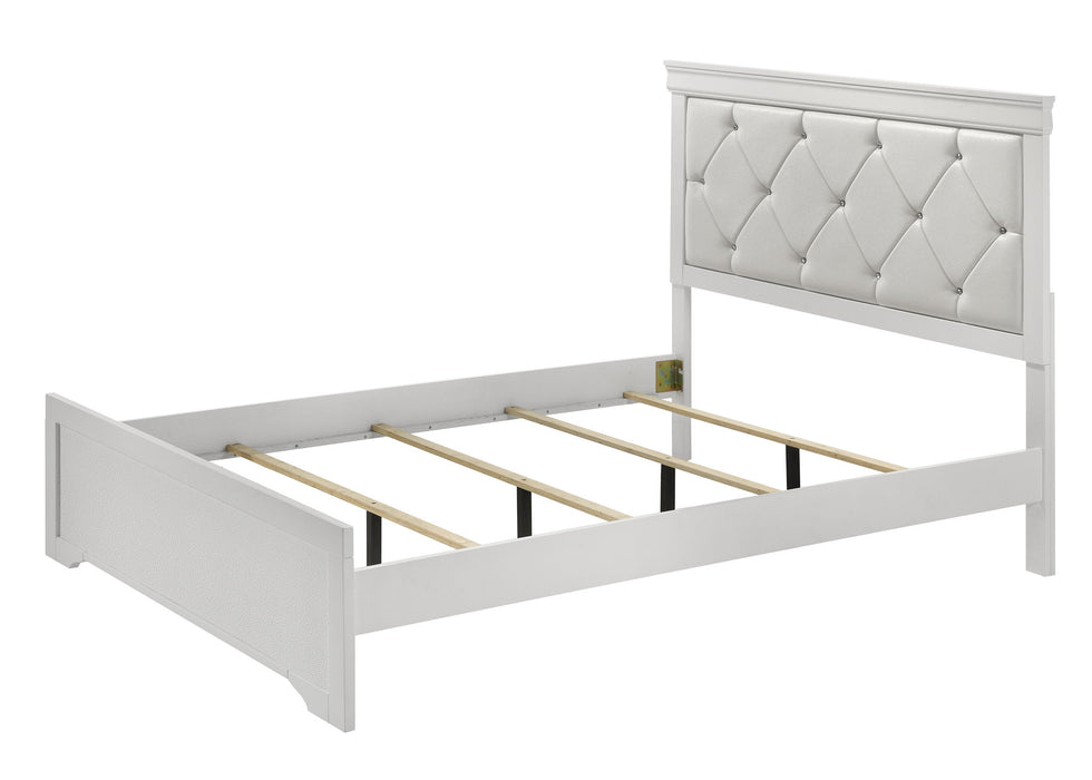 Amalia - King Bed - White