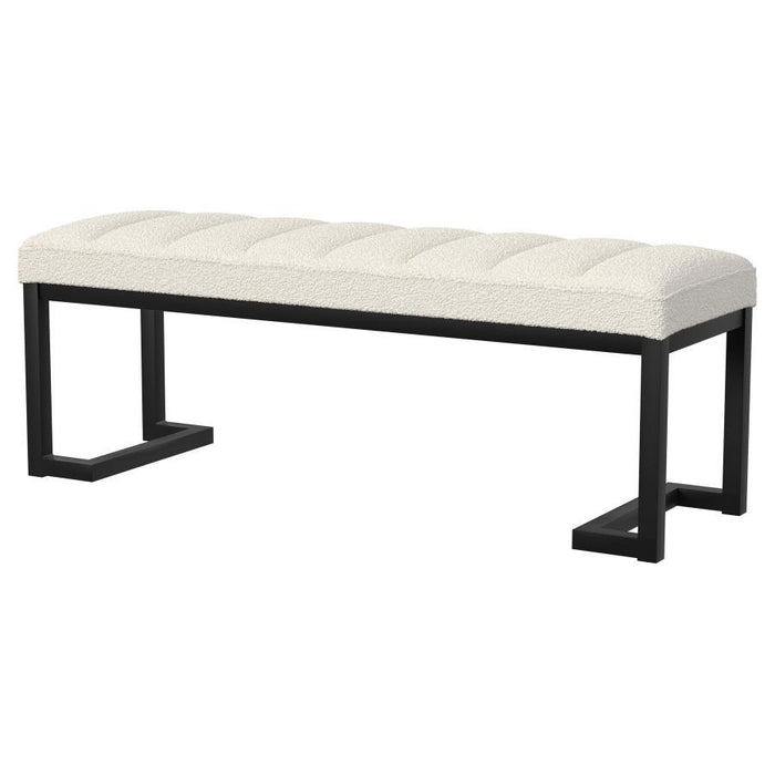 Mesa - Boucle Upholstered Tufted Accent Bench