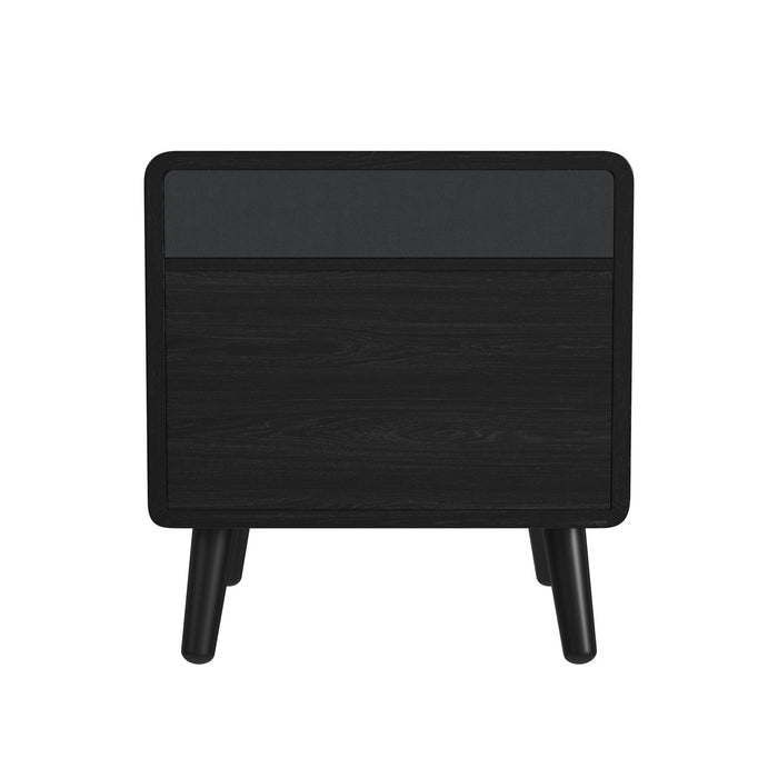 Halo - Square Smart End Table - Black