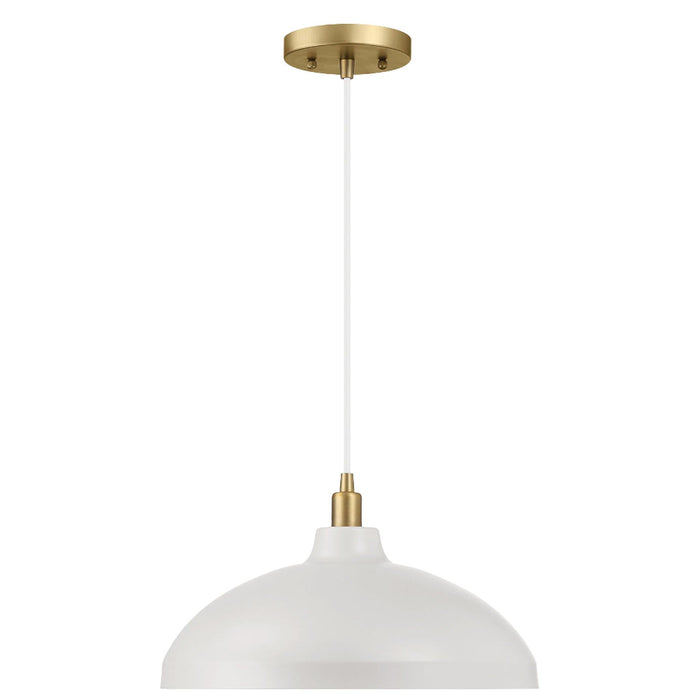 Astral - Single Light Pendant Lamp For Entrance Kitchen Island - Gold / White