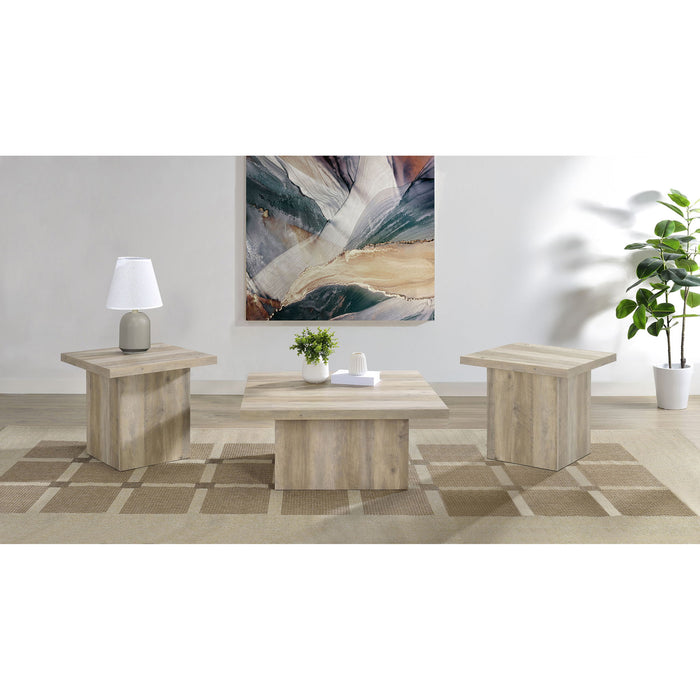 Eldridge - Coffee Table Set With Square Tops