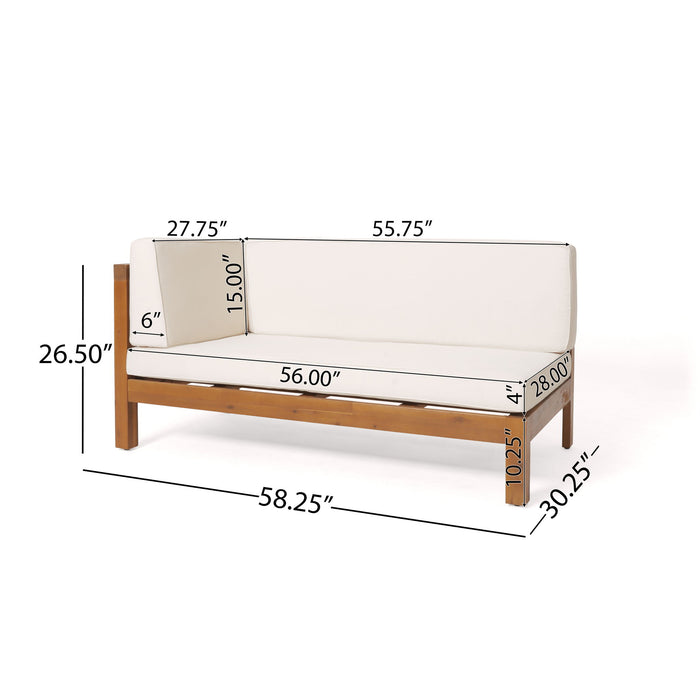 Brava - X Back Corner Bench