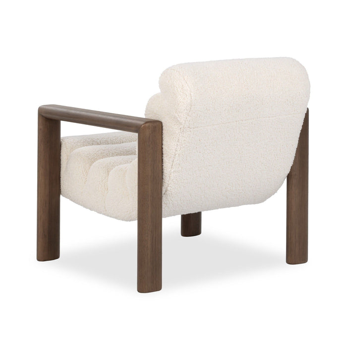 Dahlia - Accent Chair - Ivory Fleece