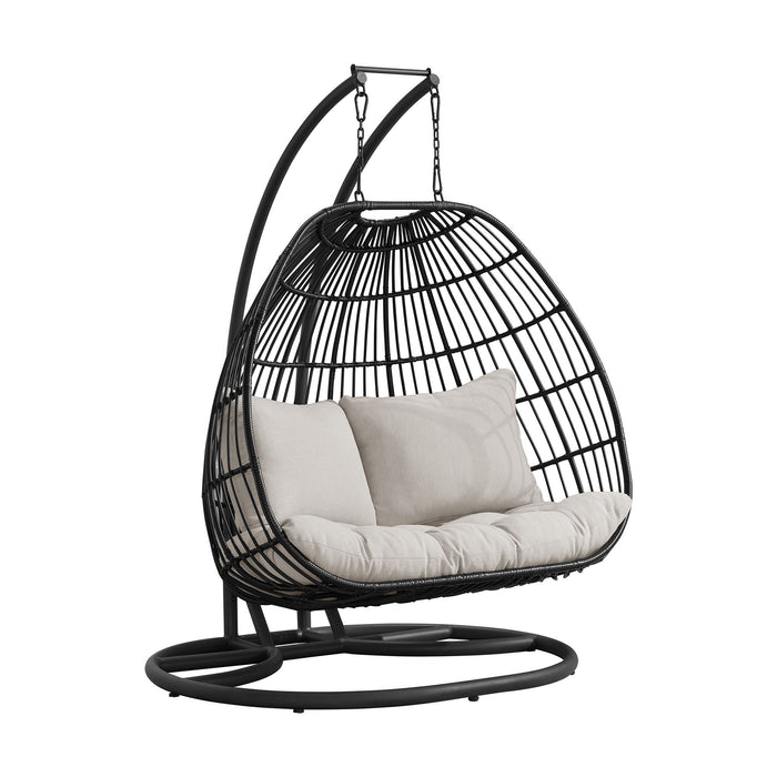 Playa - Double Swing Chair Complete - Dark Gray