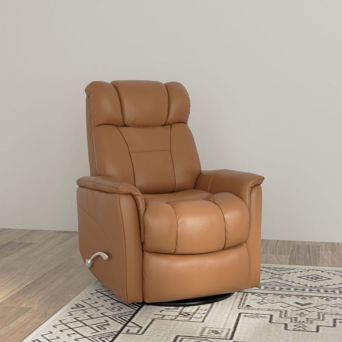 Bentley - Swivel Glider Recliner With Manual Adjustable Headrest & Footrest