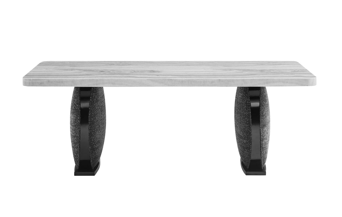 D2502 - Dining Table - Black / Gray