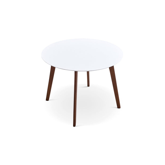 Dining Table - Brown / White