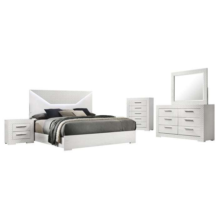 Pierce - Bedroom Set With LED Lighting