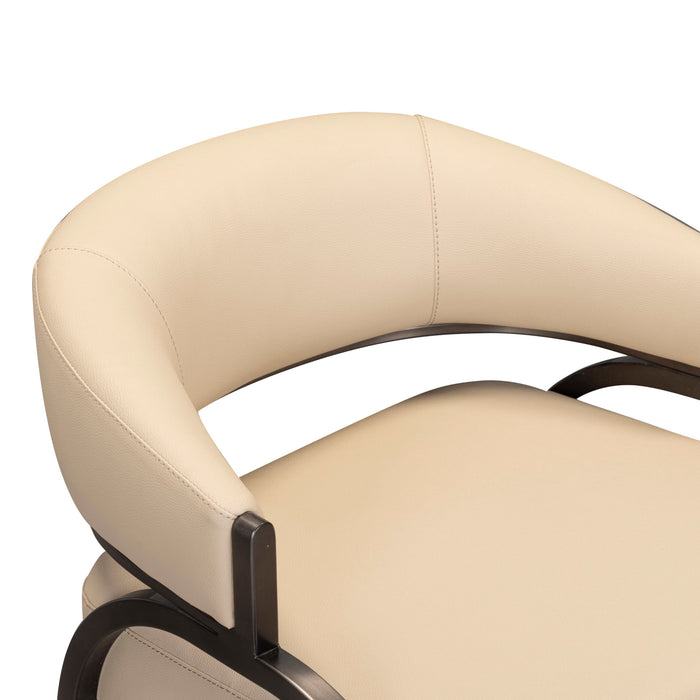 Tatum - Performance Vegan Leather Counter Stool - Taupe
