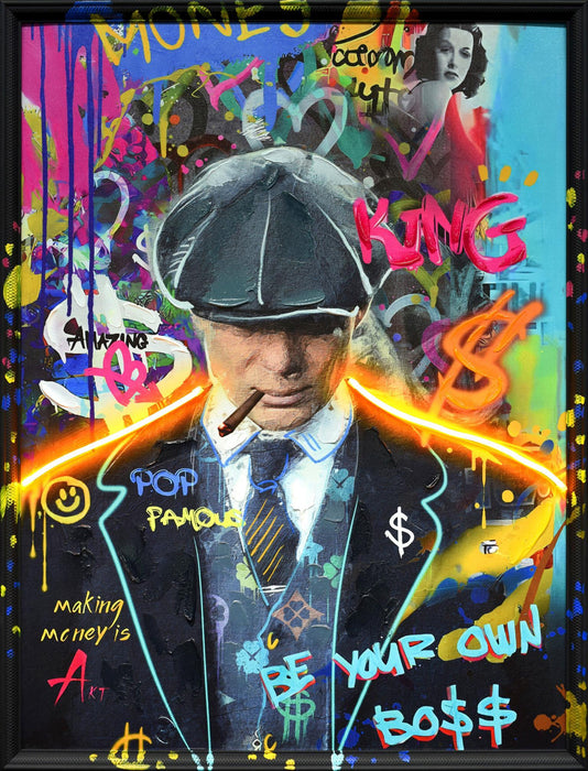 Graffiti Vibes Boss - 33" x 25" Framed Wall Art