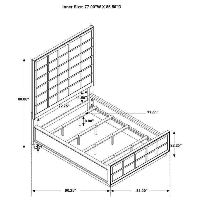 Drea - Panel Bed