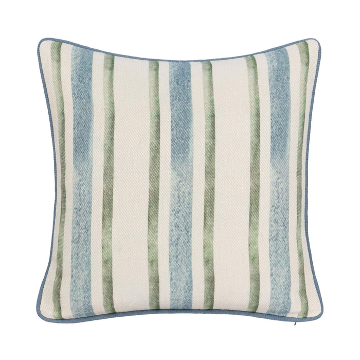Tranquil Coasts - Harbor Stripe Pillow