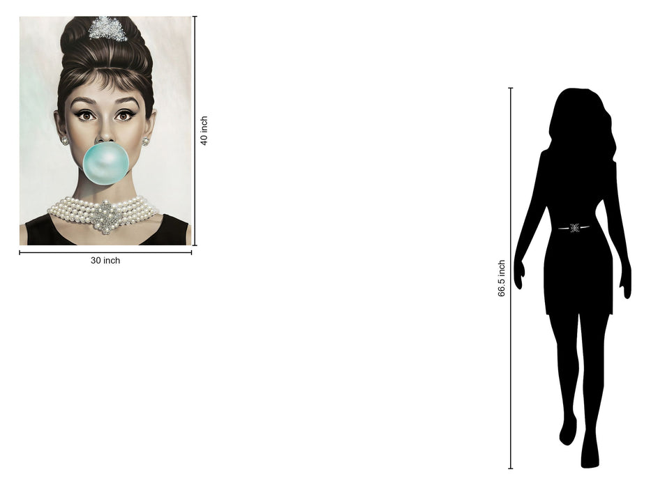 Hand Painted Textured Canvas - White