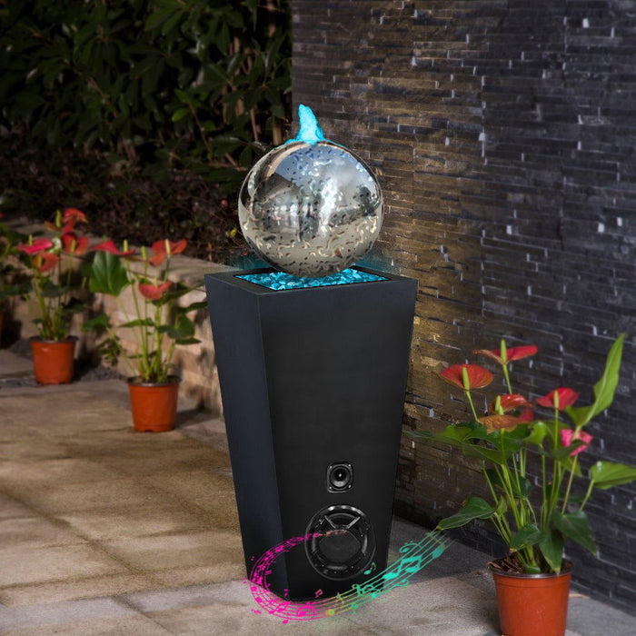 Bluetooth Water Fountain - Dark Gray