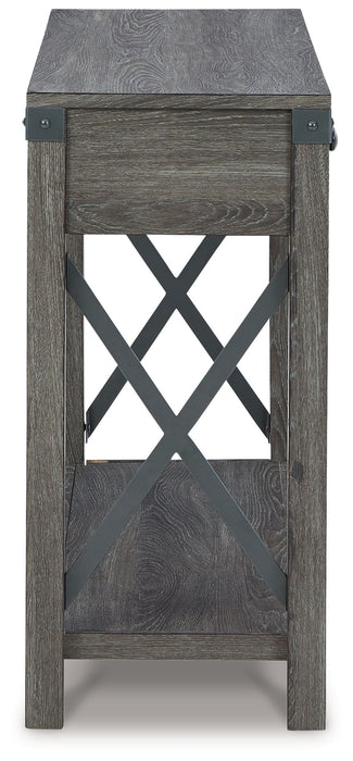 Freedan - Marrón grisáceo - Mesa consola para sofá