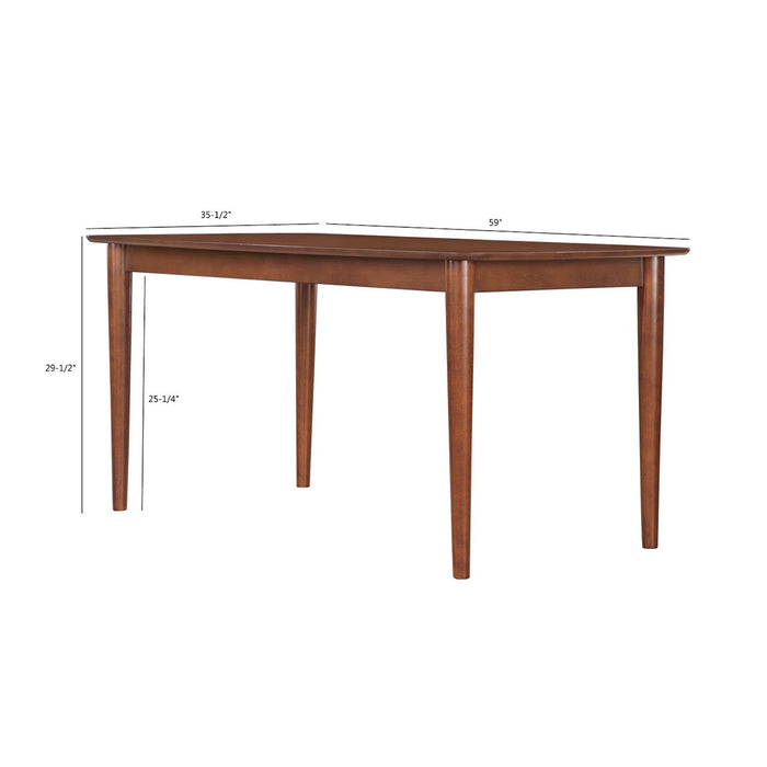 Bryson - Rectangular Leg Dining Table - Walnut