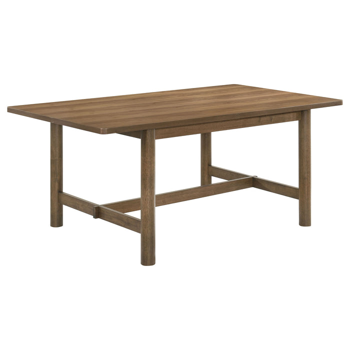 Graham - 7 Piece Rectangular Dining Table Set - Walnut