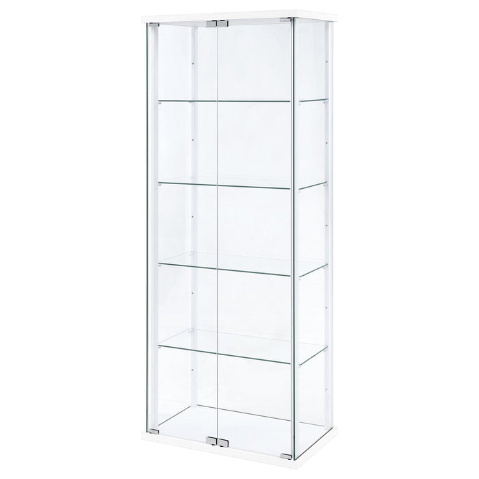 Hyacinth - 4 Shelf Curio Cabinet