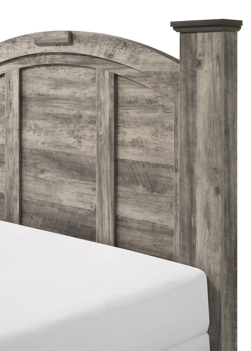 Ella-Mae - King 4 Piece Bedroom Set - Gray