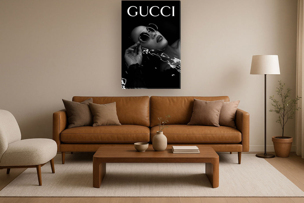 Noir Reflections - 32" x 48" Framed Wall Art