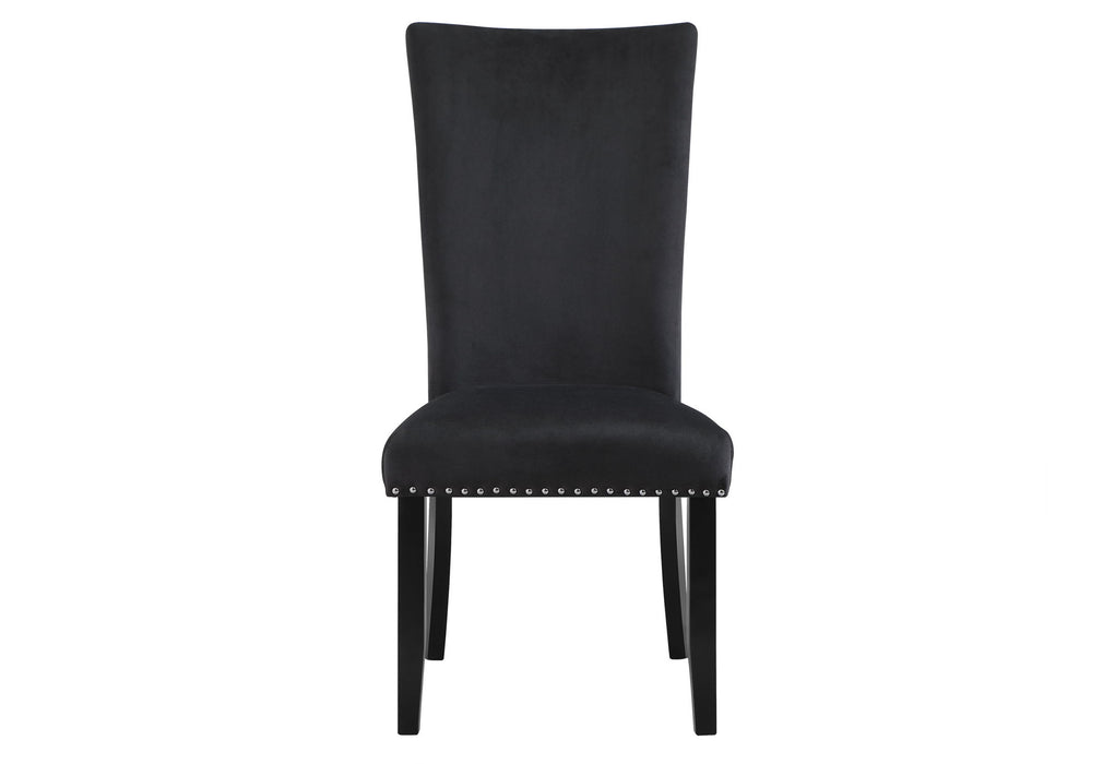 D03 - 7 Piece Dining Room Set (Dining Table And 6 Dining Chairs) - Black