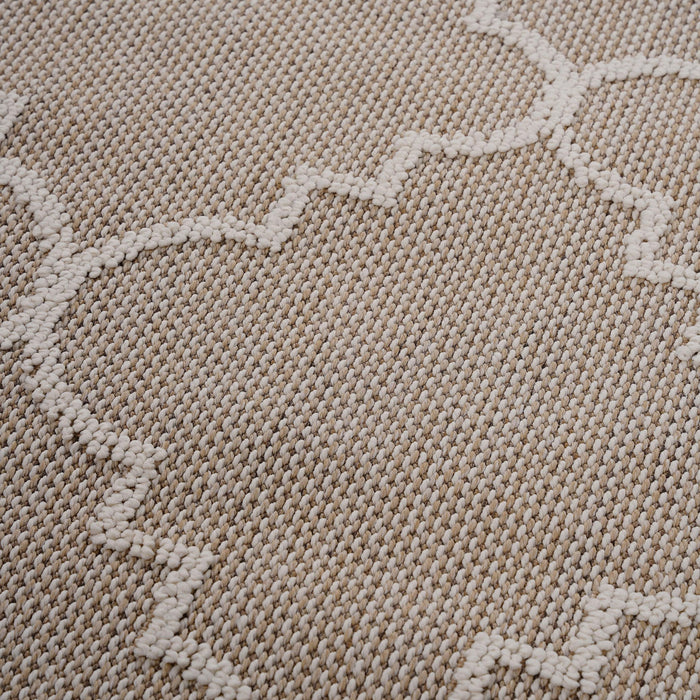 Guros - 8' X 10' Trellis Indoor / Outdoor Area Rug - Ivory