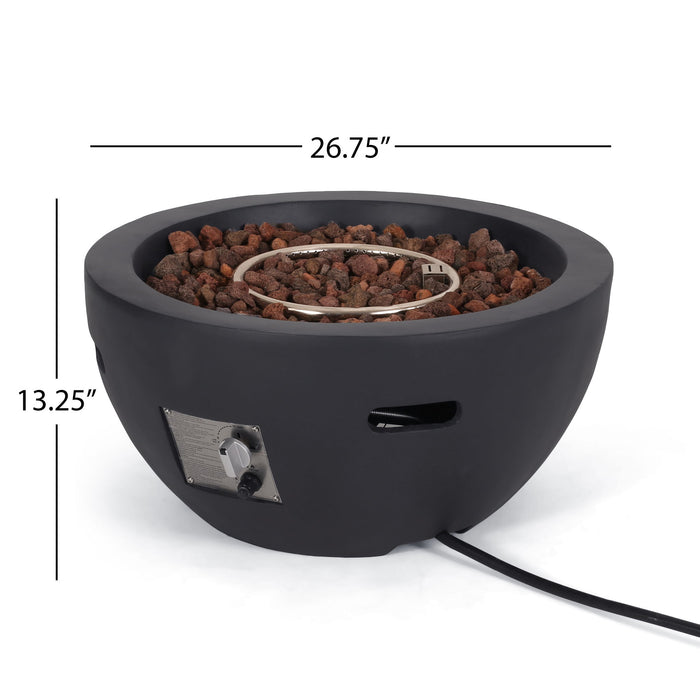 Bowl Shaped Propane Fire Pit 40000 Btu