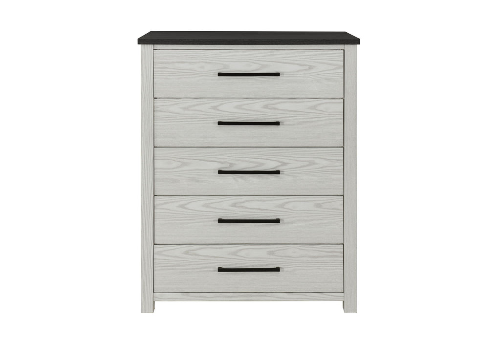 Ava - 5 Piece King Bedroom Set - Beige