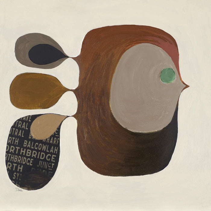 Pescadito I By Patricia Pinto - Dark Brown