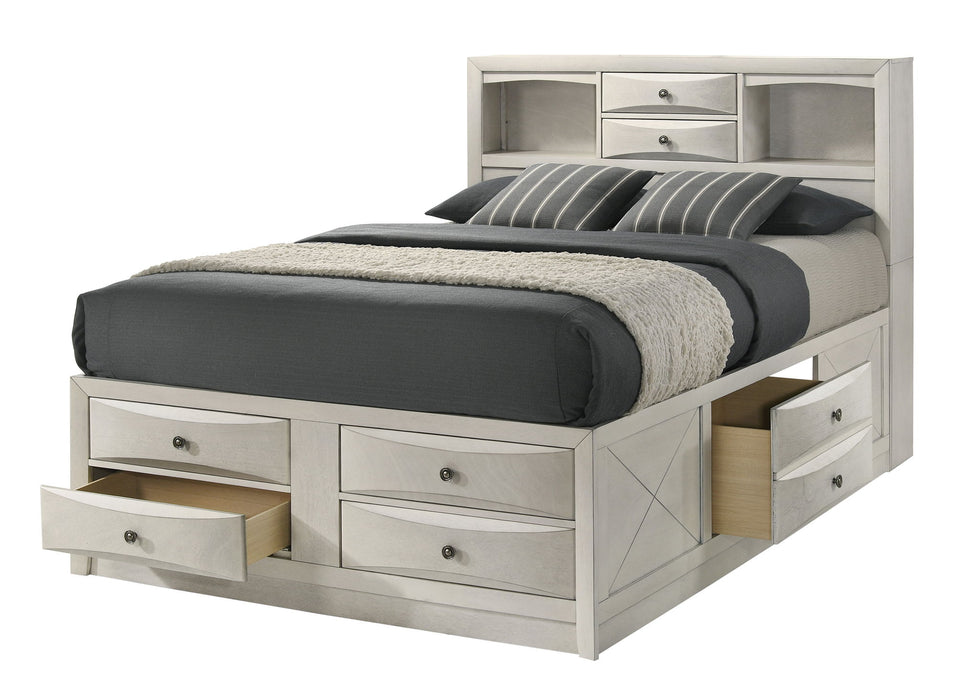 Emily - Queen 4 Piece Bedroom Set - White
