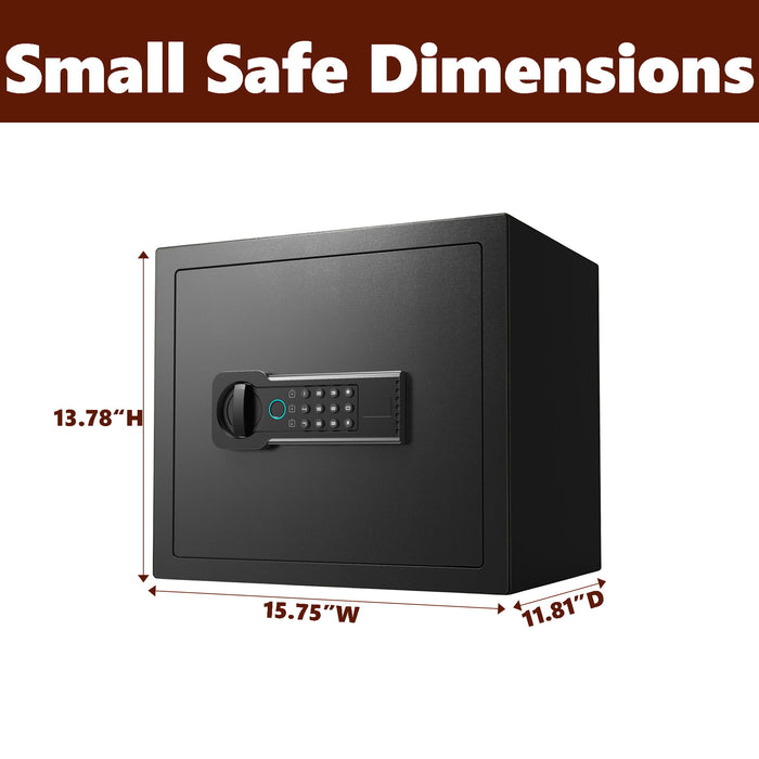 Home Safe, Fingerprint & Digital Keypad Lock, Security Cabinet