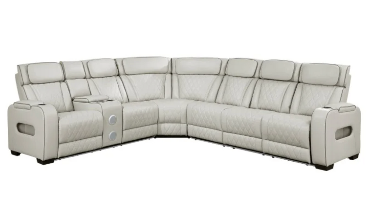 Fairway 3-Piece Power Reclining Sectional - Left Side Console
