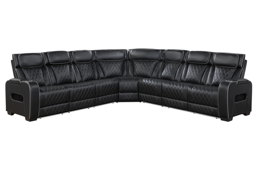 Fairway 3-Piece Power Reclining Sectional - No Side Console