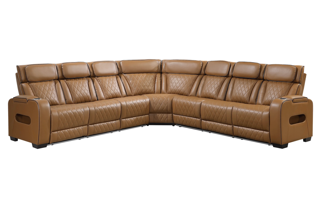 Fairway 3-Piece Power Reclining Sectional - No Side Console