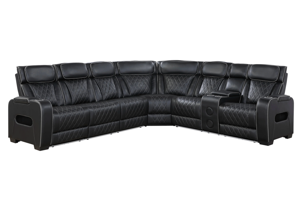 Fairway 3-Piece Power Reclining Sectional - Right Side Console