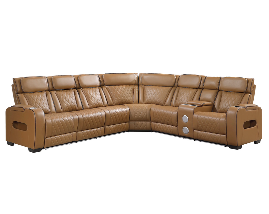 Fairway 3-Piece Power Reclining Sectional - Right Side Console