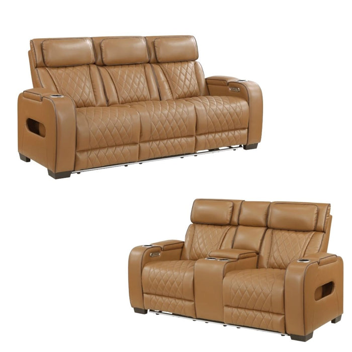 Fairway 2PC Power Reclining Sofa  & Loveseat