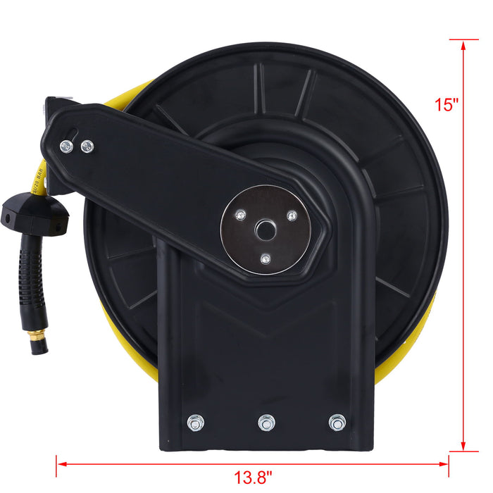 Air Reel Retractable 3 / 8 X 50' Feet Premium Commercial Flex Hybrid —  Brother's Outlet