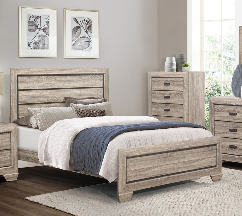 Muebles de dormitorio de madera con acabado natural, diseño contemporá —  Brother's Outlet
